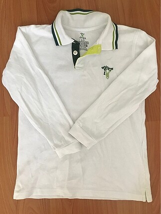 Doğa Koleji Beyaz Polo Yaka Tshirt 9-10 Yaş