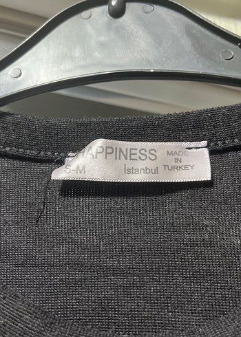 Happiness Siyah Kolsuz kısaElbise