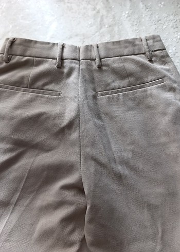 29 Beden ten rengi Renk Bej Keten Erkek Pantolon
