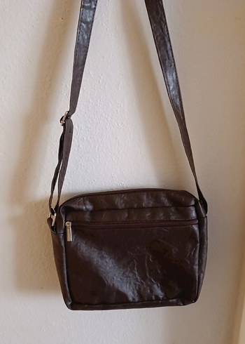 Kahverengi Deri erkek Çanta Fermuarlı - Görsel 4