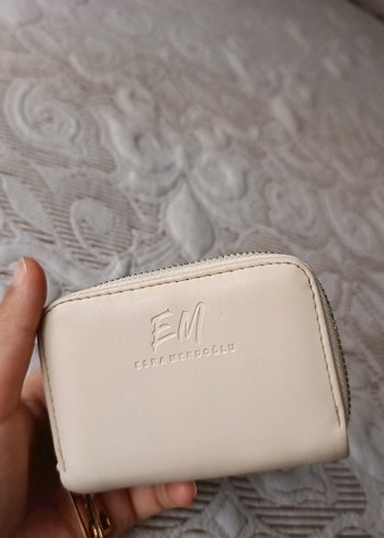 bej Deri Fermuarlı Kadın Cüzdan - Görsel 5