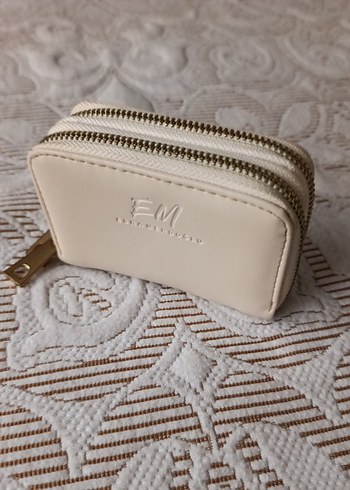 bej Deri Fermuarlı Kadın Cüzdan - Görsel 2