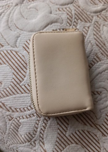 bej Deri Fermuarlı Kadın Cüzdan - Görsel 3