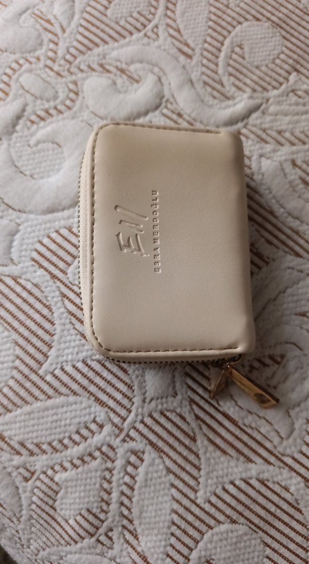 bej Deri Fermuarlı Kadın Cüzdan - Görsel 4