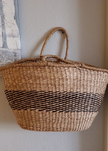 Bohem Zebra Desenli Örgü Kadın Çanta - Görsel 2