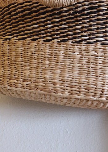 Bohem Zebra Desenli Örgü Kadın Çanta - Görsel 9