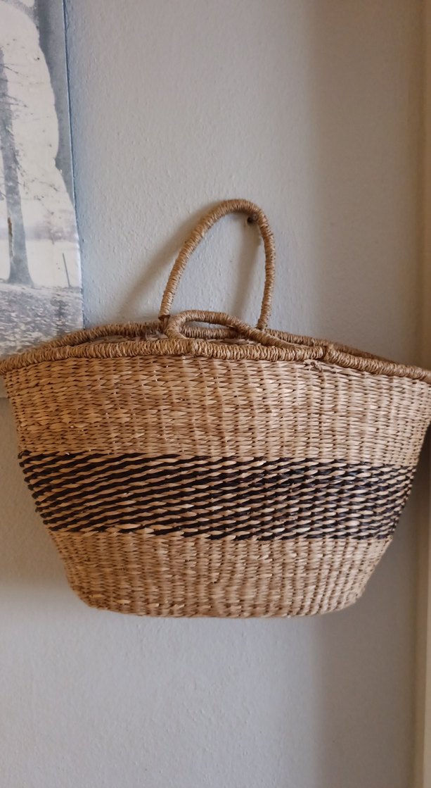 Bohem Zebra Desenli Örgü Kadın Çanta - Görsel 2