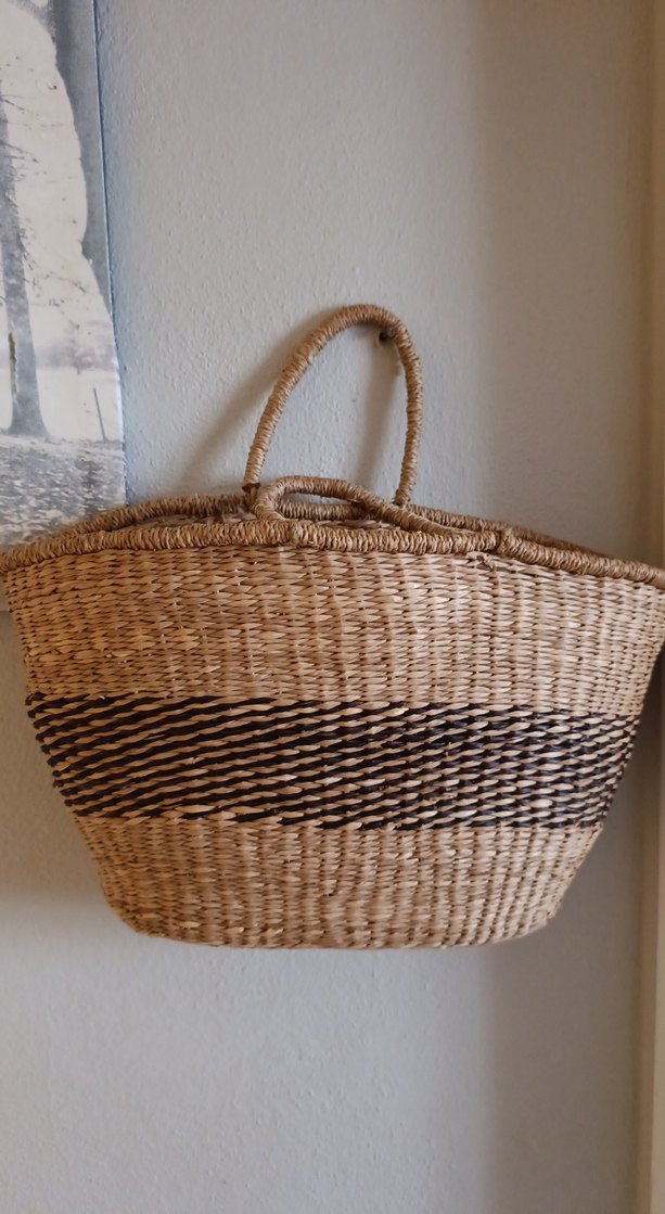 Bohem Zebra Desenli Örgü Kadın Çanta - Görsel 3