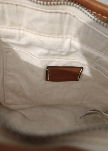 Bej Deri Bohem Tarz Kadın Çanta - Görsel 10