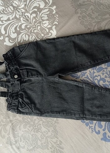 6 Yaş Beden siyah Renk kız çocuk kot pantolon