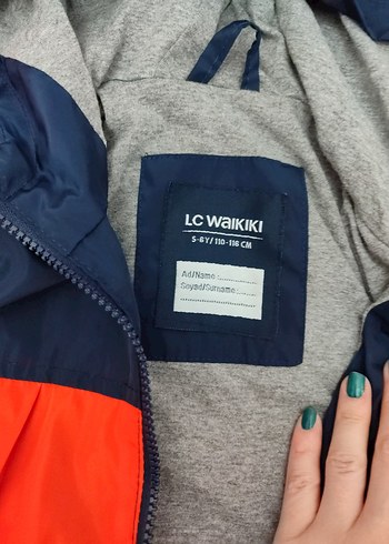 LC Waikiki Kapüşonlu, Fermuarlı Renkli Erkek Çocuk Ceketi