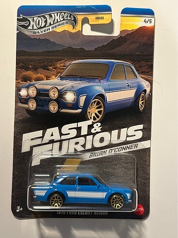 Hot Wheels 1970 Ford Escort RS1600 Brian O?Conner
