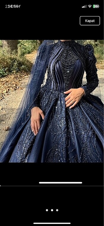 Gelinlik nişan elbisesi - Görsel 2