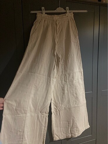 Krem keten pantolon