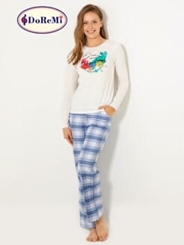 Doremi bayan ???? pamuklu pijama takımı