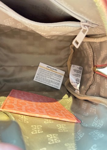 Pembe Minimalist Desenli Kadın Sırt Çantası - Görsel 11