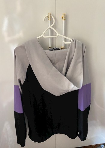 LC Waikiki Yarım Fermuarlı Kapüşonlu Kadın Sweatshirt