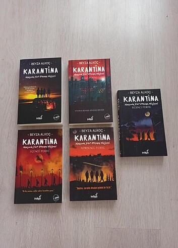 #Beyza alkoc karantina seti 5 kitap bir arada 