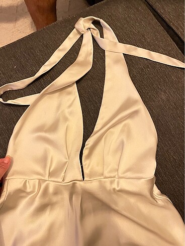 Zara Zara saten elbise