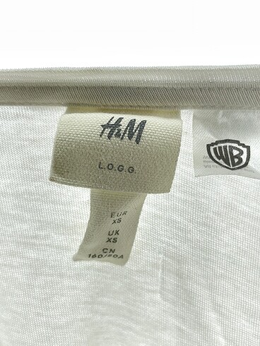 xs Beden beyaz Renk H&M T-shirt %70 İndirimli.