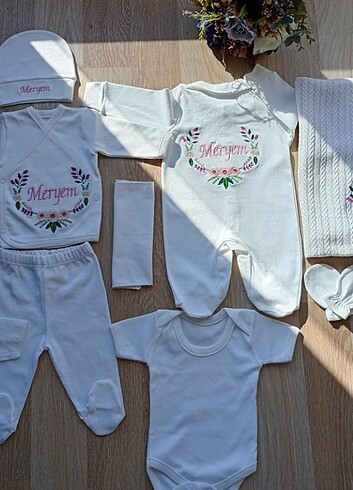 Hastane çıkışı bebek tulum takım - Görsel 6
