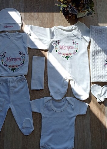 Hastane çıkışı bebek tulum takım - Görsel 9
