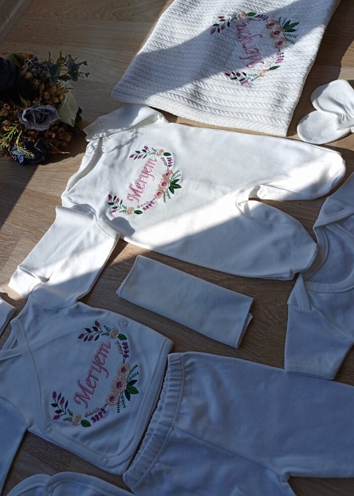 Hastane çıkışı bebek tulum takım - Görsel 3