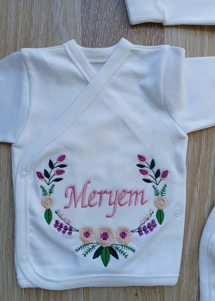 Hastane çıkışı bebek tulum takım - Görsel 5