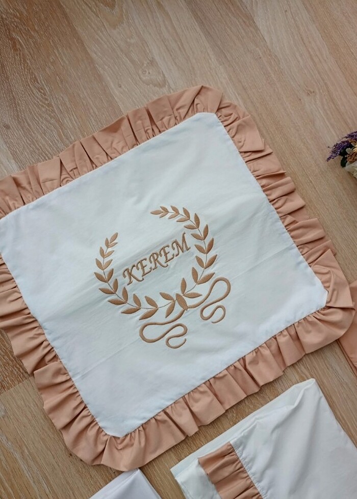 Bebek nakışlı nevresim takımı örtüsü - Görsel 4