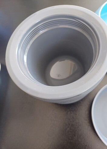 Beden mavi Renk Tupperware yemek termosu