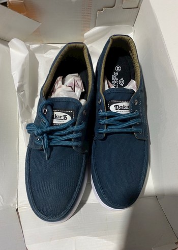 Diğer Dakirs Lacivert Kanvas Sneaker