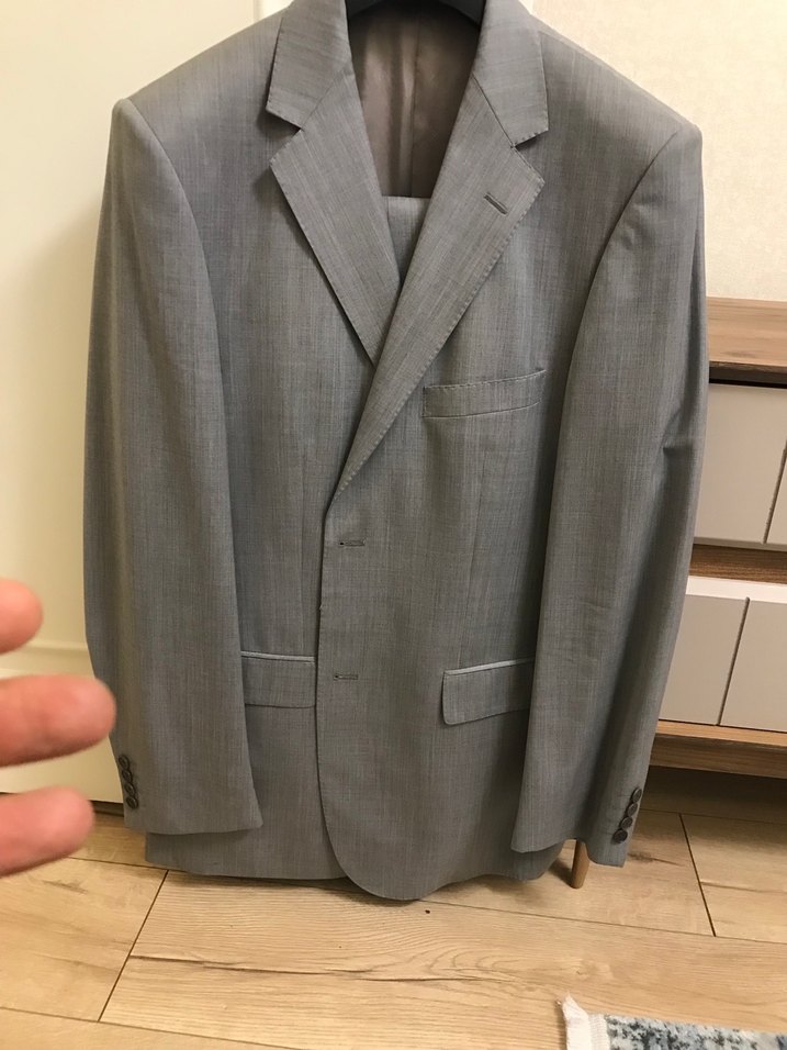 Gri Düğmeli Erkek Takım Elbise 8 drop Pierre cardin - Görsel 2