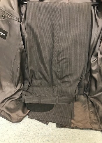 Gri Pierre cardin 54/8 drop takım elbise - Görsel 2