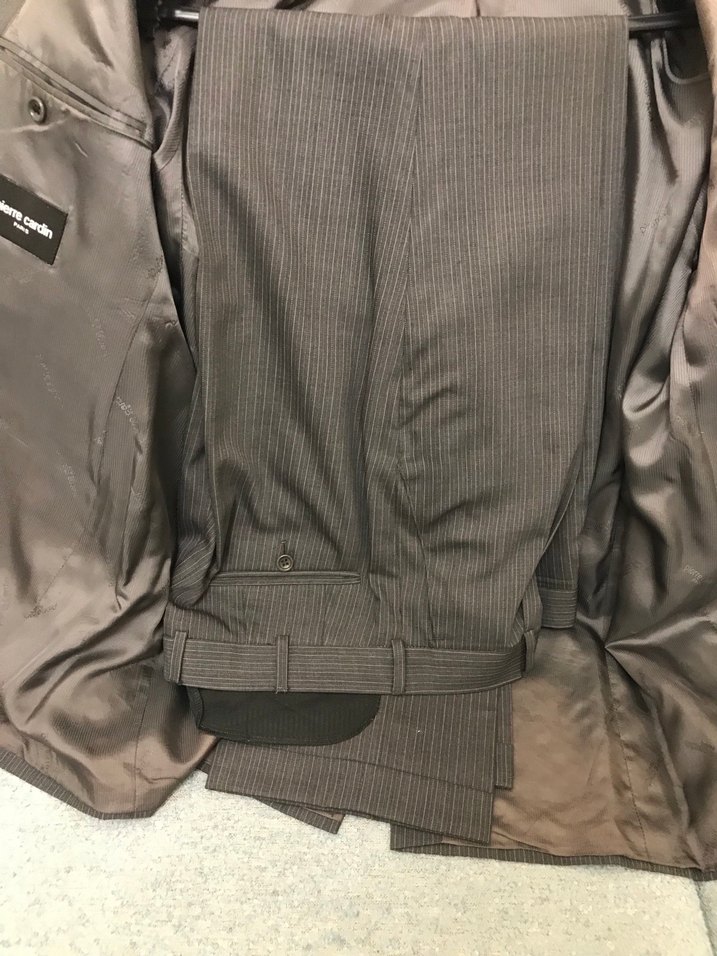 Gri Pierre cardin 54/8 drop takım elbise - Görsel 2