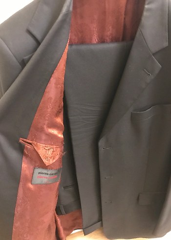 Siyah 54/8 drop Pierre cardin takım elbise - Görsel 2