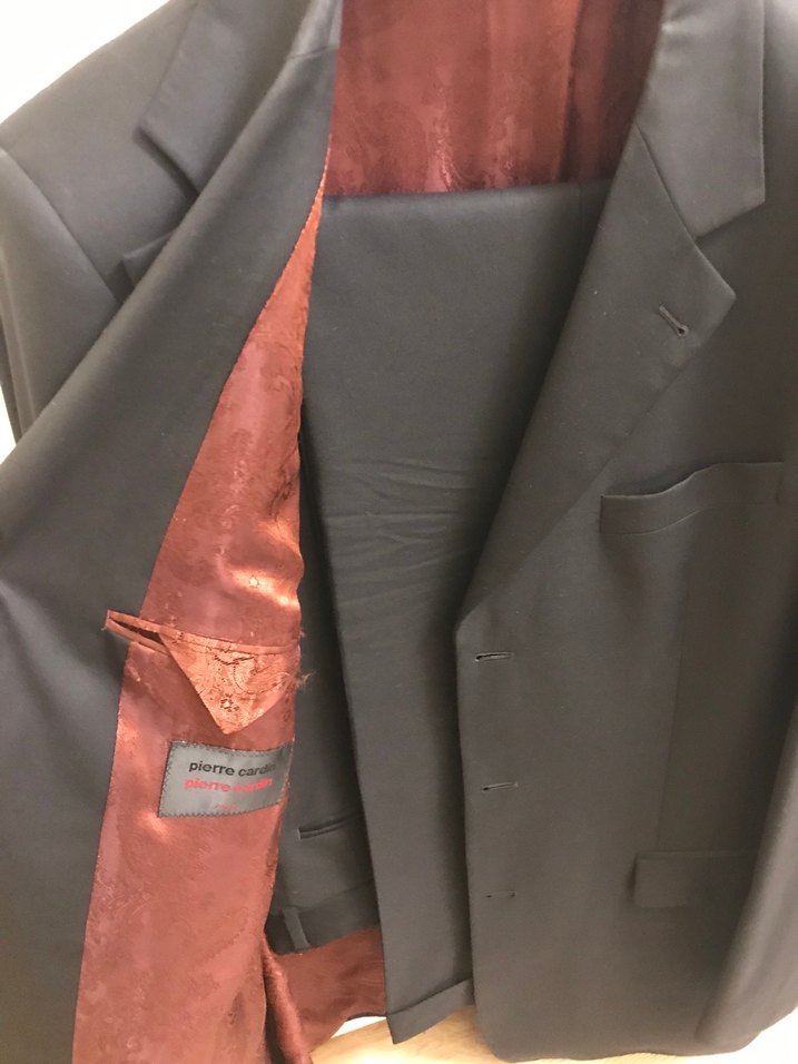 Siyah 54/8 drop Pierre cardin takım elbise - Görsel 2