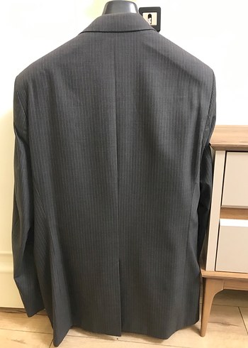 Lacivert ,çizgili 54/8 drop Pierre cardin takım elbise - Görsel 8