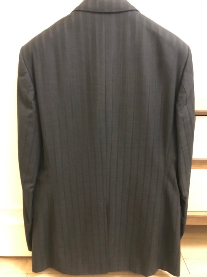 Lacivert ,çizgili 54/8 drop Pierre cardin takım elbise - Görsel 2