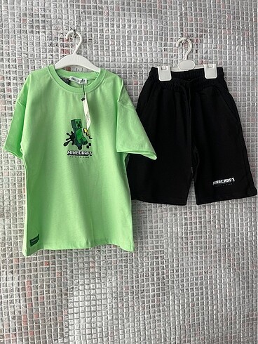 Zara ZARA MINECRAFT ŞORTLU TAKIM