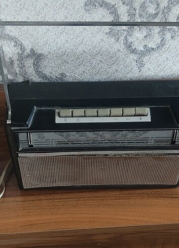 Antika Philips Radyo Ölçü 31X9 Cm H 19 Cm 