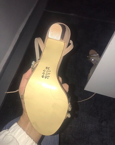 38 Beden Topuklu ayakkabı