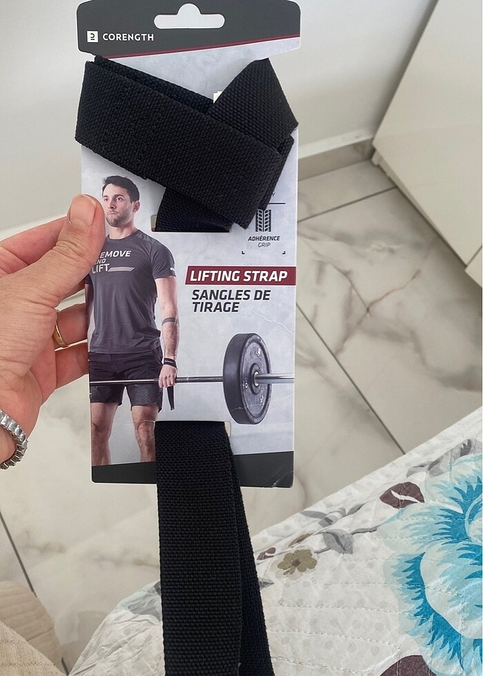 DECATHLON çekme kayışı siyah - Görsel 2