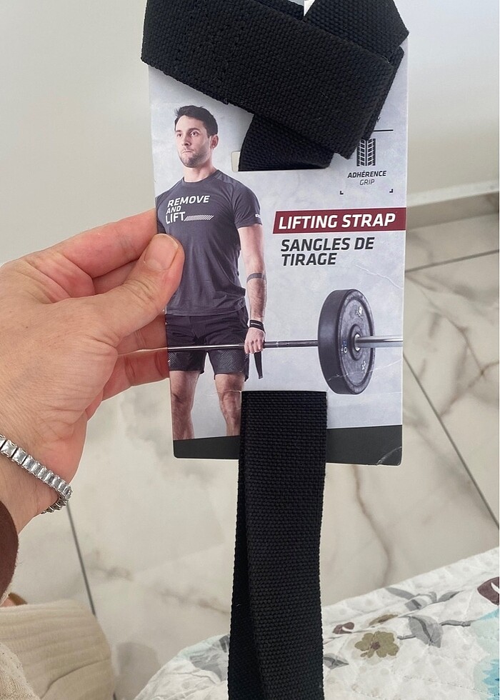 DECATHLON çekme kayışı siyah - Görsel 3