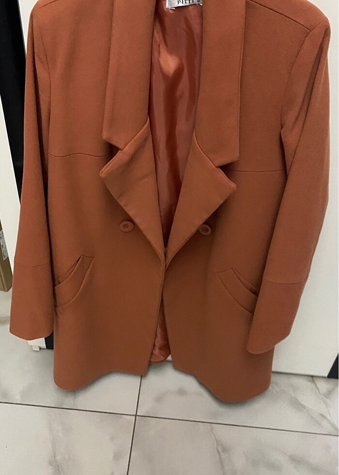 Çeket tertemiz kiremit rengi - Görsel 2