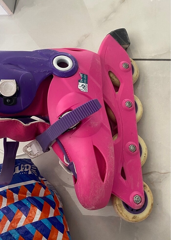 34/36 Kız çocuk paten - Görsel 5