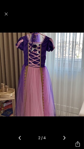 Rapunzel elbise