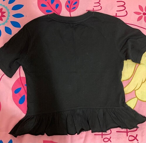 Koton fırfırlı crop