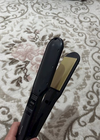 Philips Dijital Ekranlı Saç Düzleştirici Gri - Görsel 2