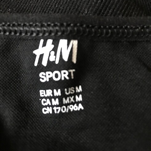m Beden siyah Renk H&M crop korse