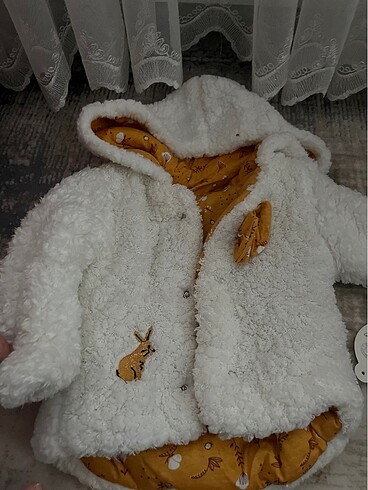 6-9 Ay Beden Peluş mont